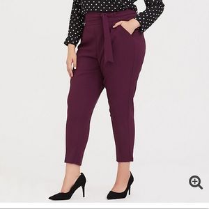 High Waist Tie Front Torrid Trouser